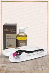 Anti Hair Loss Oil Bakım Yağı 50ml Dermaroller Siyah (TİTANYUM İĞNELİ) - 1