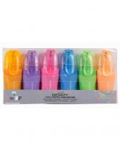 Serve Berry Mini Pastel Fosforlu Kalem 6’lı - 1