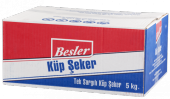Besler Tek Sargılı Küp Şeker 5 KG - 1