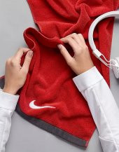 Nike Fundamental Towel Medium Sport Unisex Havlu Kırmızı N.ET.17.643.MD - 3