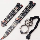 22cm kuru kafa desenli kelebek - 1