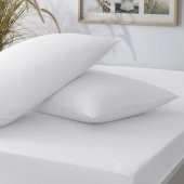Taç Basic Lastikli Çift Kişilik Çarşaf Seti Beyaz 180x200 cm - 1