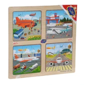 ONY-343/344/345/346 Ahşap Eğitici 4'lü Puzzle -Onyıl - 3