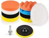 Rodex 115mm Polisaj Parlatma Pedi Seti 11 Parça Oto Parlatıcı Pedleri Otomotiv Parlatma - 1
