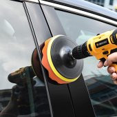 Rodex 115mm Polisaj Parlatma Pedi Seti 11 Parça Oto Parlatıcı Pedleri Otomotiv Parlatma - 5