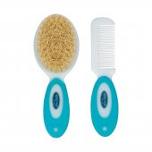 Sevi Bebe Naturel Fırça Tarak Seti ART-401 Mavi - 2