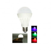 Renk Değiştiren Ampul 9 Watt Beyaz 2 Watt Renkli Gece Lambası Beyaz Kırmızı Renk Çeşidi - 1
