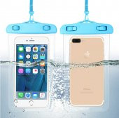 Fuchsia Standart Ebatlarda Universal Su Geçirmeyen Telefon Kılıfı - 1