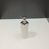 Liza Sıvı Sabunluk Mutfak Banyo Lavabo Çizgili Sabunluk Yuvarlak - 2