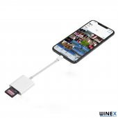 Winex 2in1 Lightning to Sd / Tf Kart Okuyucu Dönüştürücü Adaptör - 3
