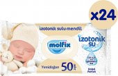 Molfix İzotonik Sulu Yenidoğan Islak Havlu 24*50 1200 Yaprak - 1