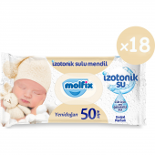 Molfix İzotonik Sulu Yenidoğan Islak Havlu 18*50 900 Yaprak - 1
