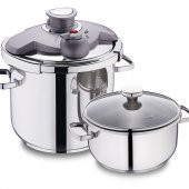 Korkmaz Aqua 4 Parça Düdüklü Tencere Seti A175 - 1