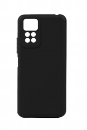 Xiaomi Redmi Note 11 Kamera Korumalı Siyah Silikon Rubber Kılıf Arka Kapak - 1