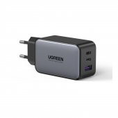 Ugreen 65W USB Type-C QC 4.0 PD 3.0 GanX 3 Portlu Hızlı Şarj Cihazı - 1