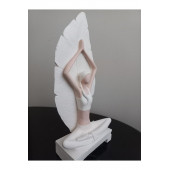 Yoga Yapan Kadın Heykeli Ten Rengi - 3