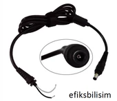 SAMSUNG NOTEBOOK 5.5 MM X 3 MM İÇİN ADAPTÖR DC KABLO thumbnail 2