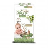 Baby Turco Bebek Bezi 1 Numara 40 Lı x 5 Adet - 1