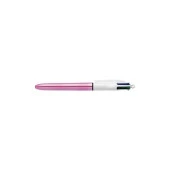 Bic Tükenmez Kalem 4 Renk Birarada Shine Pembe Gövde - 2