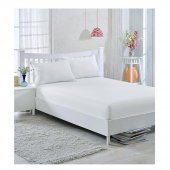Özdilek Çift Kişilik Çarşaf Fitted Yastıklı Ranforce Trendy Beyaz 160x200 - 1