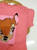 Bambi Baskılı Kız Çocuk Tişört - 5