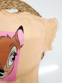 Bambi Baskılı Kız Çocuk Tişört - 7