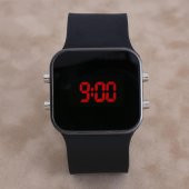 SaaTTino Watch Siyah Kasa Siyah Kordon Led Free Dijital Erkek Kol Saati ST-303894 - 1