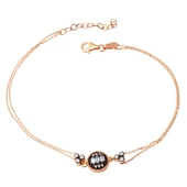 Baget Taşlı Rose Altın Bileklik - 4