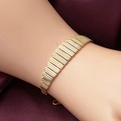 Kleopatra Taşsız Altın Bileklik thumbnail 2