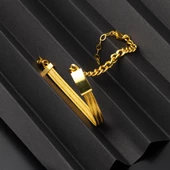 Gurmet Zincirli Hasır Altın Bileklik thumbnail 4