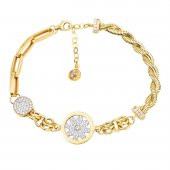 Rüzgar Gülü 14 Ayar Altın Bileklik thumbnail 1