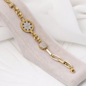 Rüzgar Gülü 14 Ayar Altın Bileklik thumbnail 4