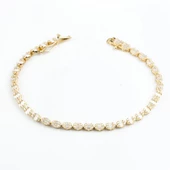 Baget Taşlı 14 Ayar Altın Bileklik thumbnail 1