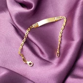 İsimlikli 14 Ayar Altın Çocuk Bilekliği thumbnail 4