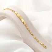 İsimlikli 14 Ayar Altın Çocuk Bilekliği thumbnail 3