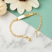 İsimlikli 14 Ayar Altın Çocuk Bilekliği thumbnail 5