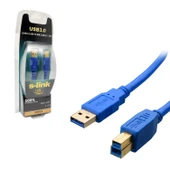 Emba S-Link Yazıcı Kablosu Usb 3.0 Gold 1.5Mt Slx-U35 - 4