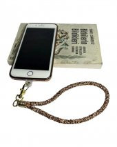 Kristal Parlak Taşlı Telefon El Askısı 35 cm - 3