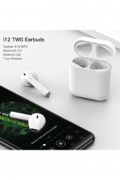 I12 Airpods Iphone Ve Android Uyumlu Kablosuz Dokunmatik Kulaklık - 2