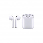 I12 Uyumlu Şarj Üniteli Bluetooth Kulaklık BEYAZ - 2