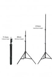 21" Ring Light Youtuber Video Çekim Işığı Makyaj Güzellik 6500K 65W Kuaför Kit Kumandalı Işık Kaynağı - 9