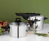 Aryıldız Easy Quick Kanka Düdüklü Tencere Set 6+4 Litre - 1