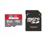 Fuchsia Micro SD 8 GB Hafıza Kartı ve Micro SD Adaptör - 1