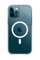 Mcdodo Iphone 12Pro Max Uyumlu Magsafe Manyetik Şeffaf Kılıf PC-1630 - 1