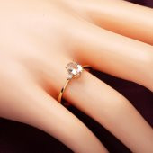 0,51 ct Morganit & 0,06 ct Pırlantalı Yüzük - 2