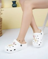 Novelido Yüksek Taban Crocs Terlik - 2
