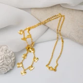 Kalpli Zincir 22 Ayar Altın Kolye thumbnail 3