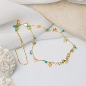 Shakira Taşsız Şahmeran Altın Bileklik - 4