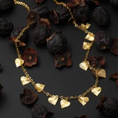 Kalpli Zincir 22 Ayar Altın Kolye thumbnail 4