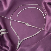 Burçlar 14 Ayar Baget Taşlı Altın Set - 4